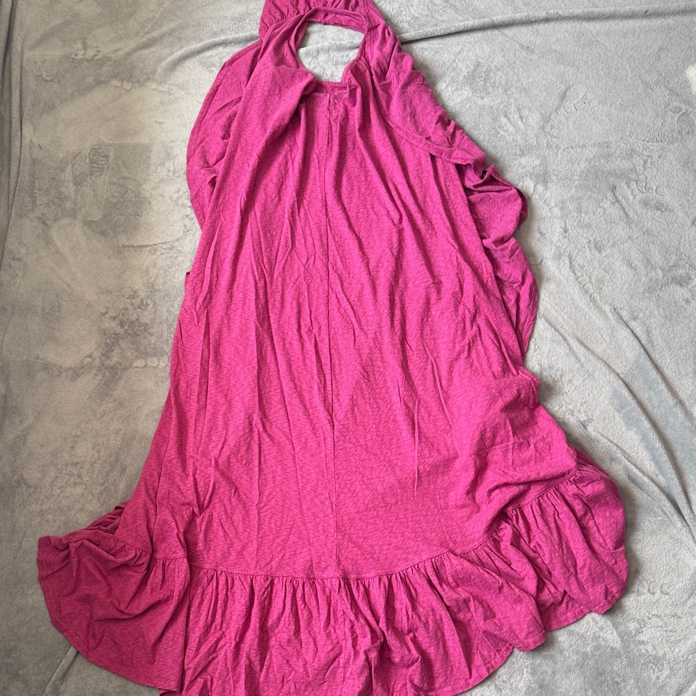 Pink Ruffled Dress